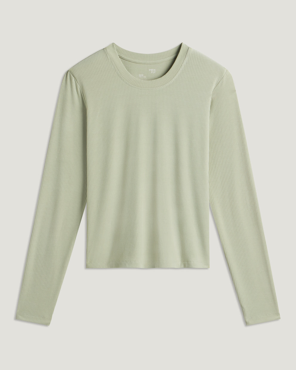 Women's Ribbed Bamboo Long Sleeve - Tea