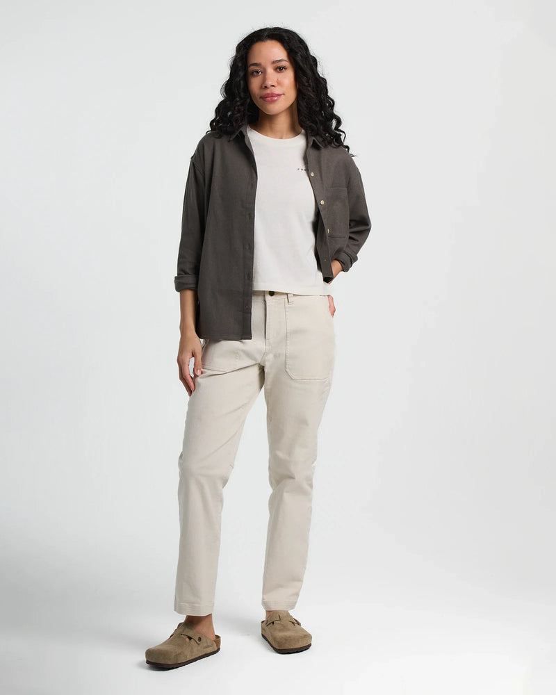 Women's Seawool Flannel Shirt - Dark Forest