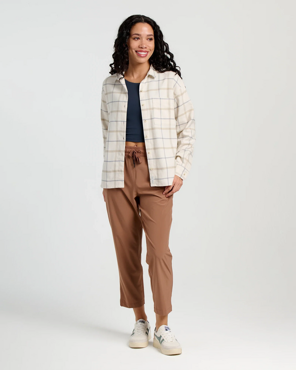 Women's Seawool Flannel Shirt - Birch Plaid