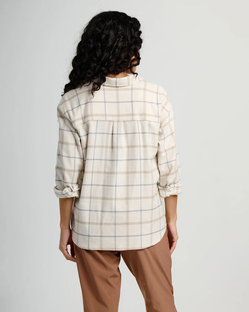 Women's Seawool Flannel Shirt - Birch Plaid