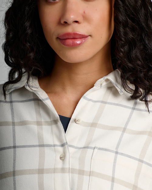Women's Seawool Flannel Shirt - Birch Plaid