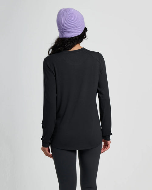 Women's Bamboo Shade Long Sleeve II - Black