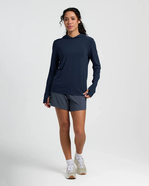 Women's Bamboo Shade Hoodie II - Deep Navy