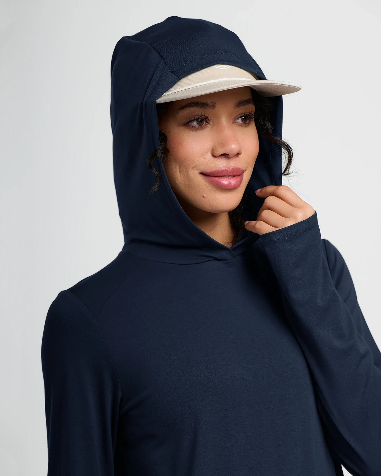 Women's Bamboo Shade Hoodie II - Deep Navy