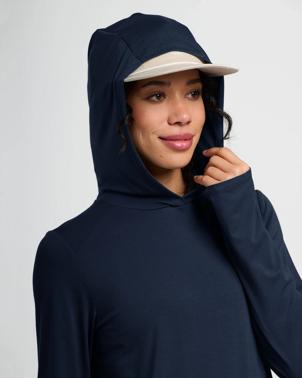 Women's Bamboo Shade Hoodie II - Deep Navy