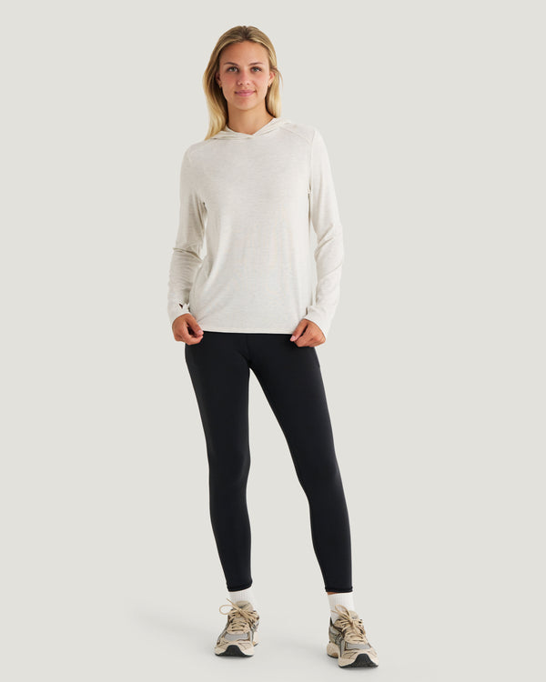Women's Bamboo Shade Hoodie II - Off White Heather