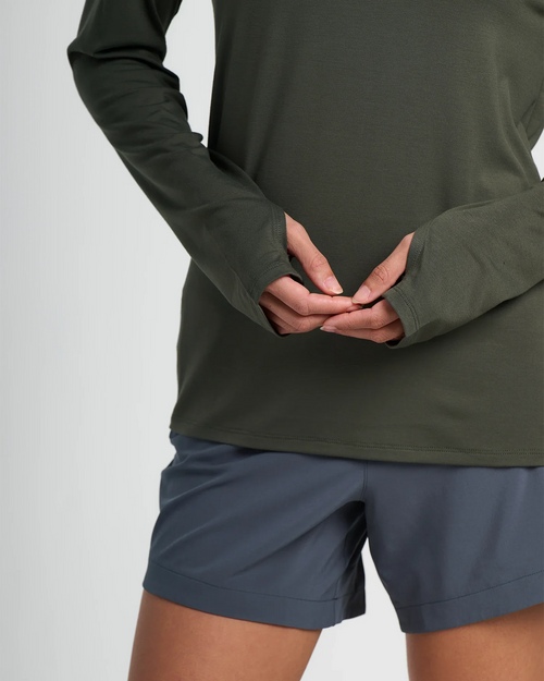 Women's Bamboo Shade Hoodie II - Dark Forest