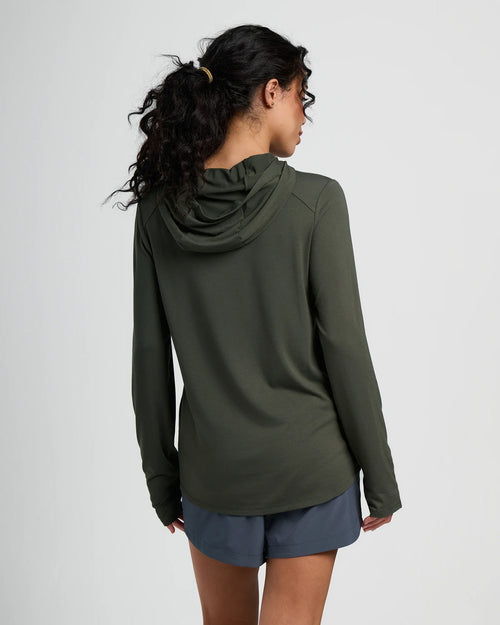 Women's Bamboo Shade Hoodie II - Dark Forest