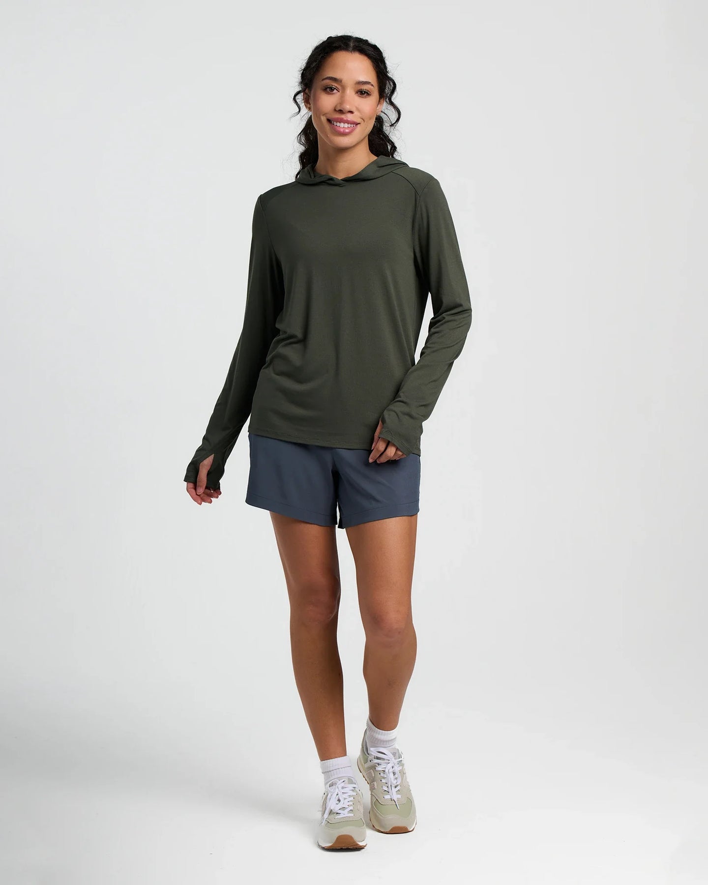 Women's Bamboo Shade Hoodie II - Dark Forest