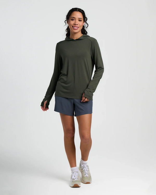 Women's Bamboo Shade Hoodie II - Dark Forest