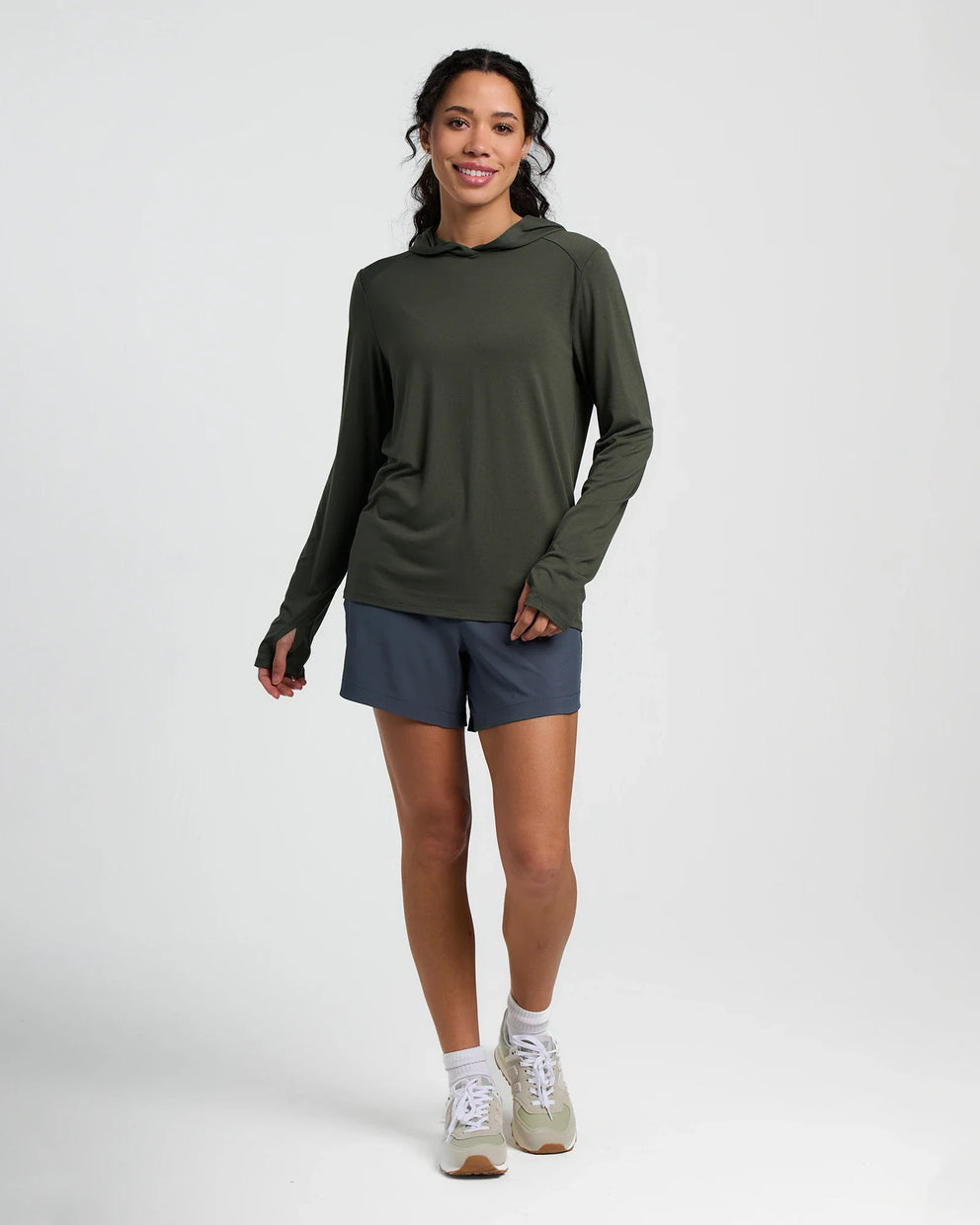 Women's Bamboo Shade Hoodie II - Dark Forest
