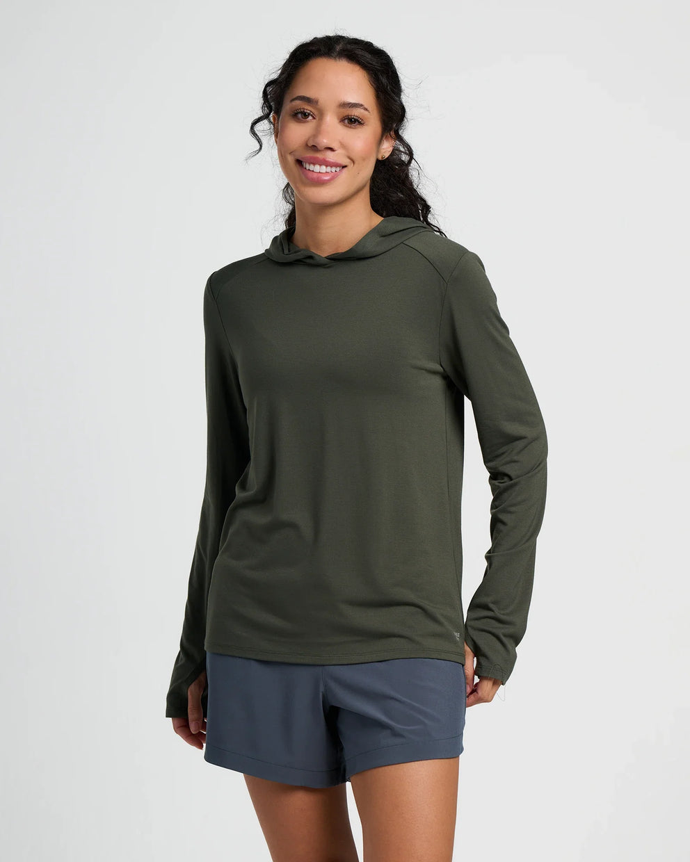 Women's Bamboo Shade Hoodie II - Dark Forest