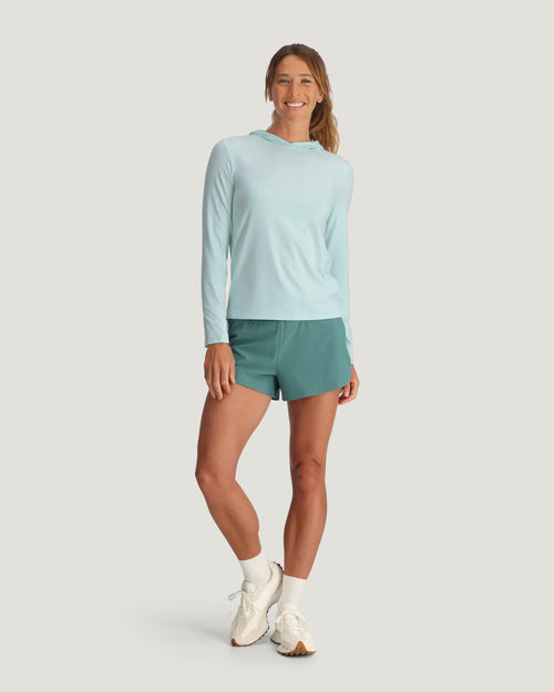 Women's Bamboo Shade Hoodie II - Tropic Sea