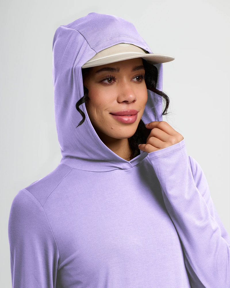 Women's Bamboo Shade Hoodie II - Bright Lavender