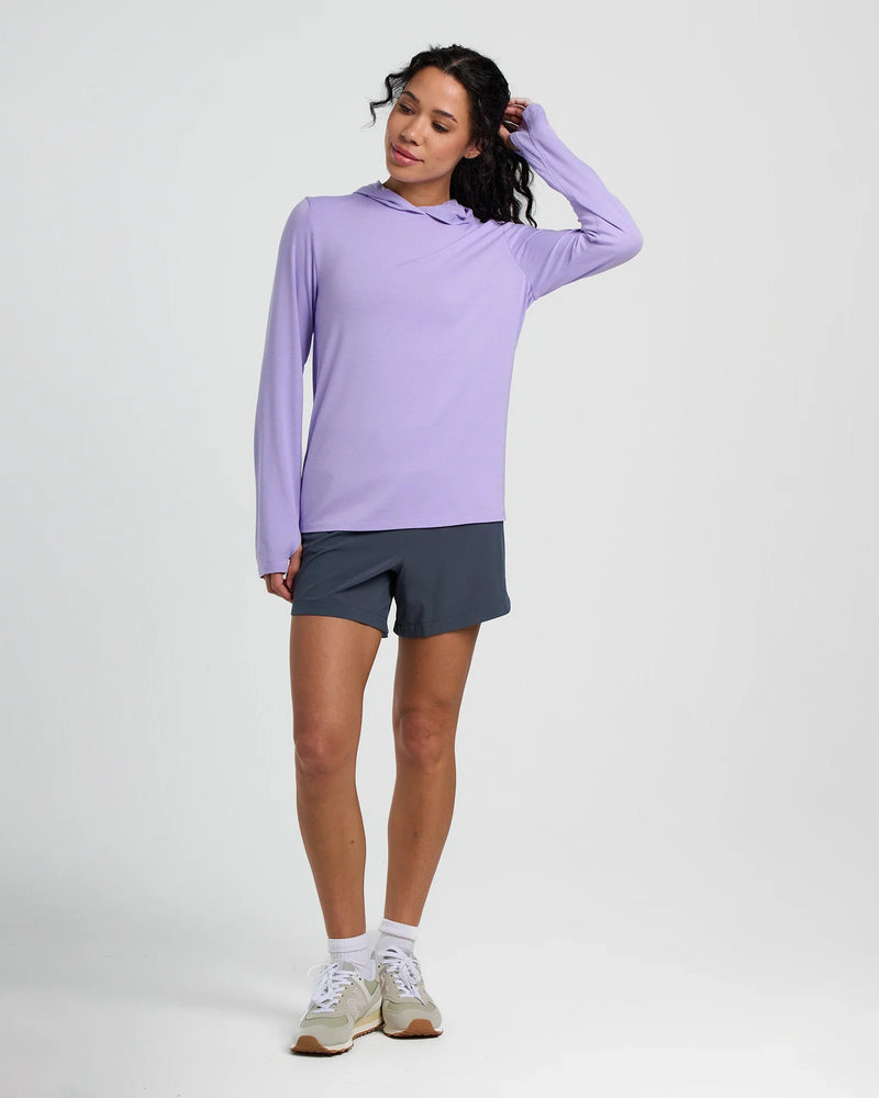 Women's Bamboo Shade Hoodie II - Bright Lavender