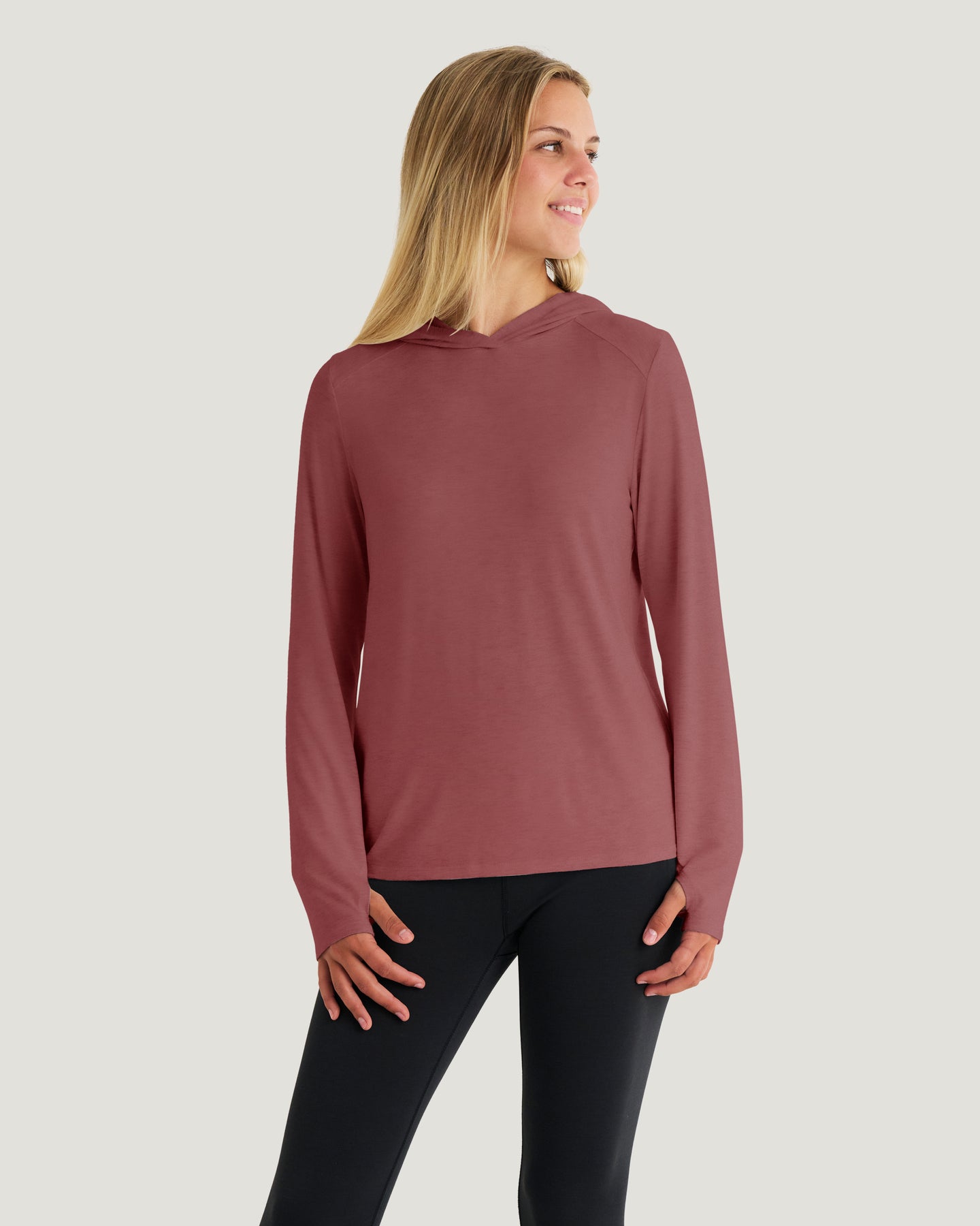 Women's Bamboo Shade Hoodie II - Plum