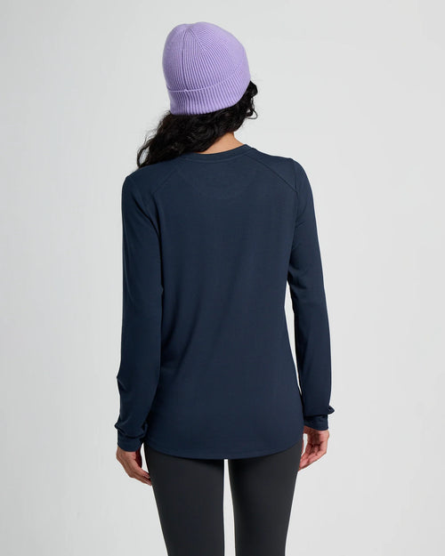 Women's Bamboo Shade Long Sleeve II - Deep Navy