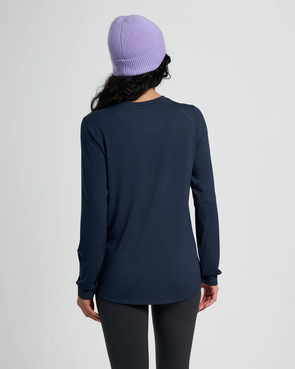 Women's Bamboo Shade Long Sleeve II - Deep Navy