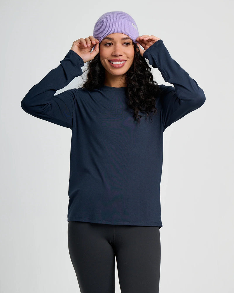 Women's Bamboo Shade Long Sleeve II - Deep Navy