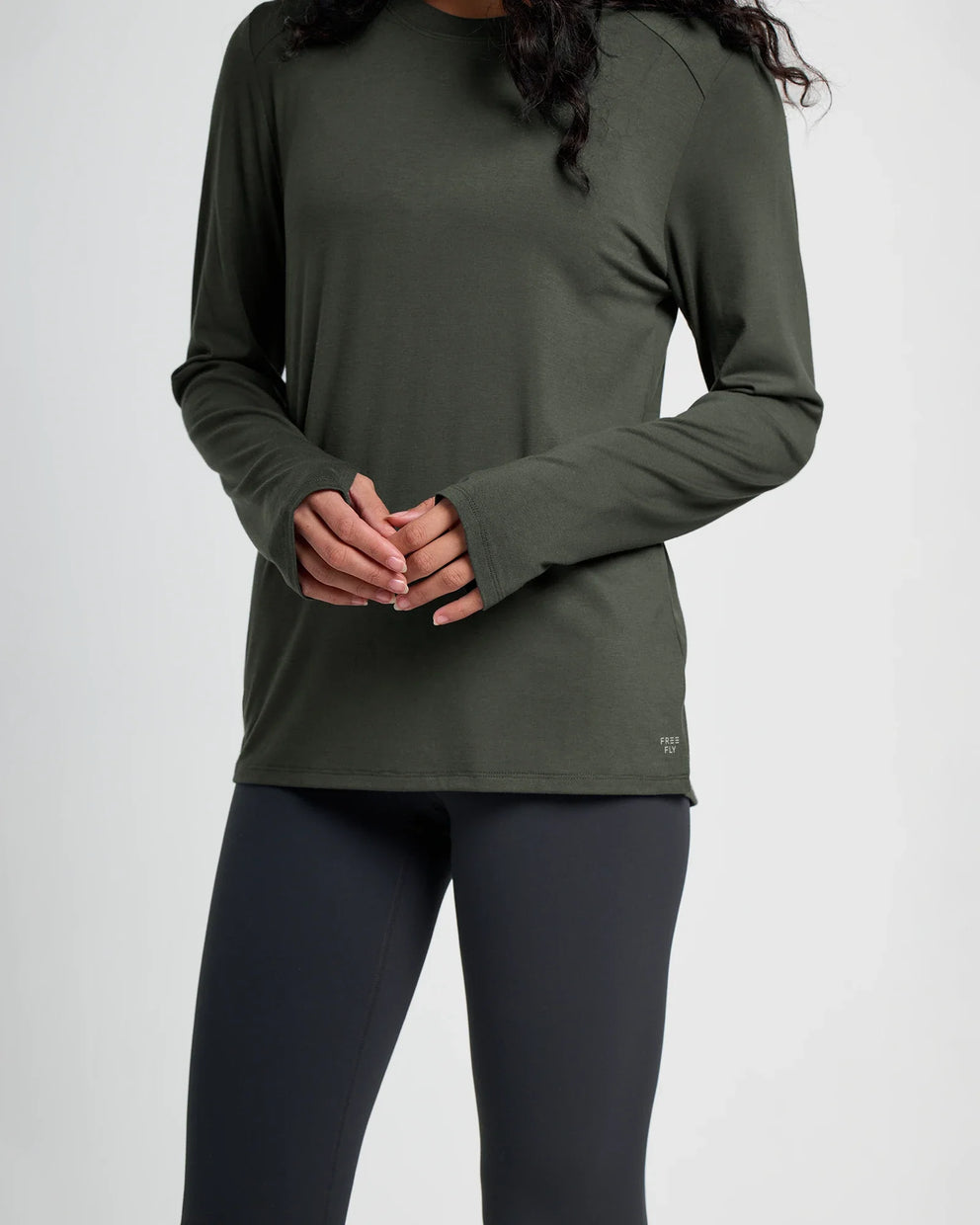 Women's Bamboo Shade Long Sleeve II - Dark Forest