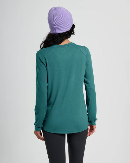 Women's Bamboo Shade Long Sleeve II - Sea Pine