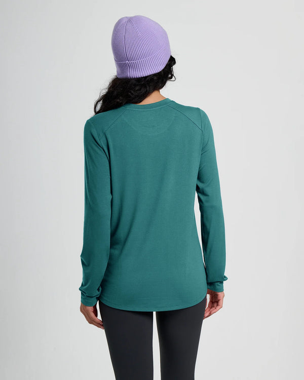 Women's Bamboo Shade Long Sleeve II - Sea Pine