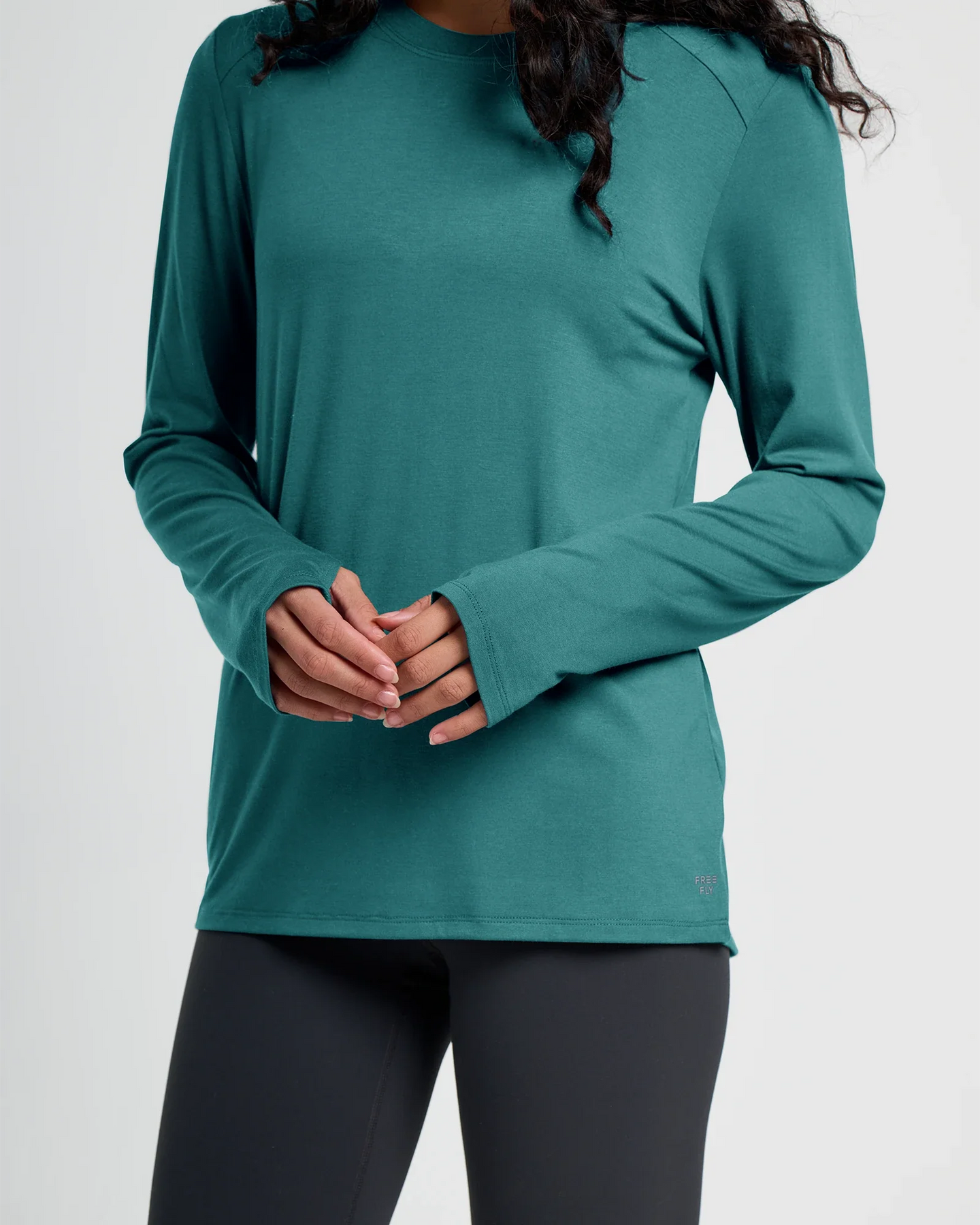 Women's Bamboo Shade Long Sleeve II - Sea Pine