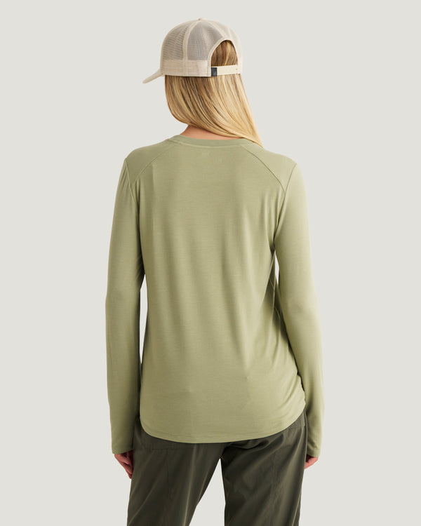 Women's Bamboo Shade Long Sleeve II - Tea