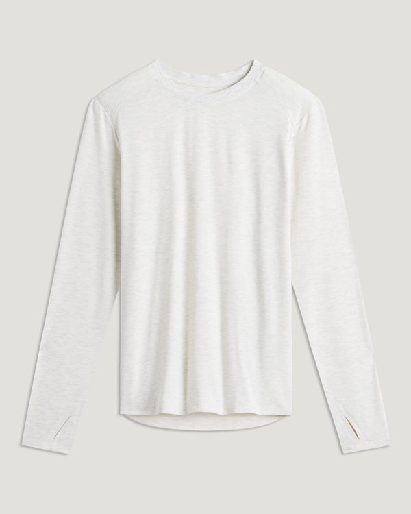 Women's Bamboo Shade Long Sleeve II - Off White Heather