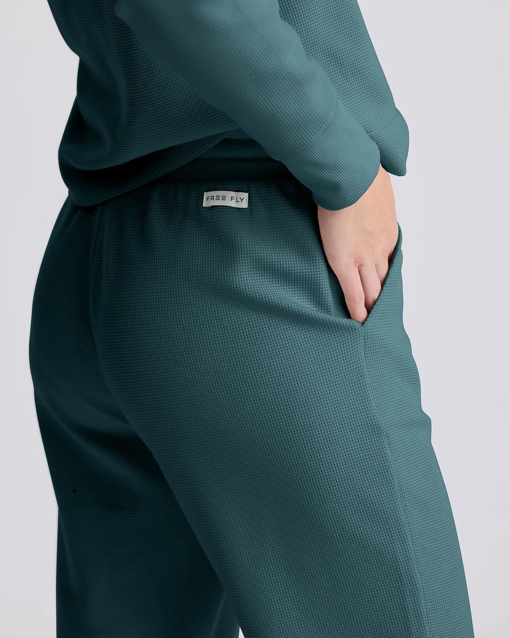 Women's Waffle Jogger - Sea Pine