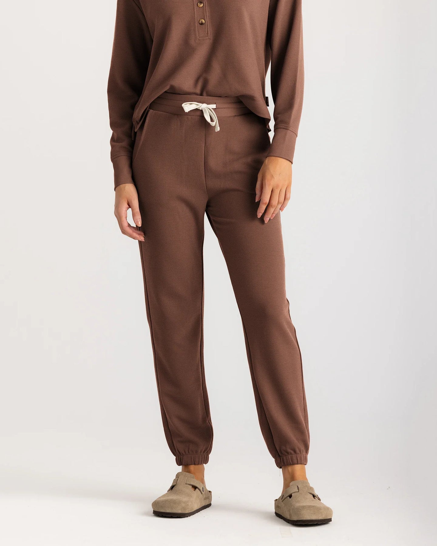 Women's Waffle Jogger - Nutmeg