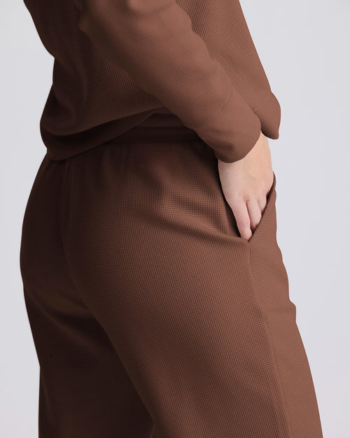 Women's Waffle Jogger - Nutmeg