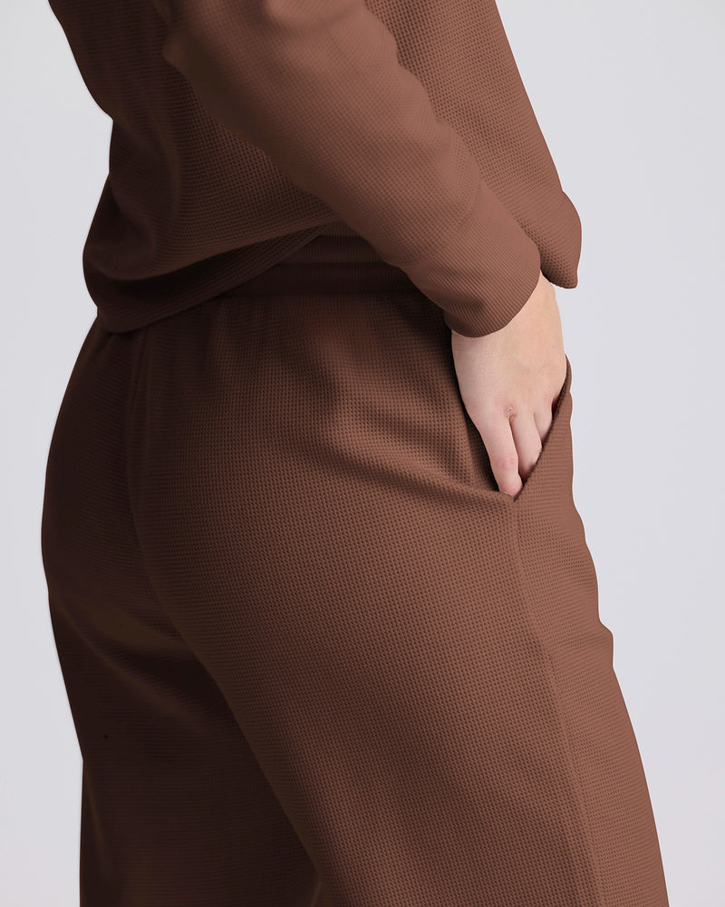 Women's Waffle Jogger - Nutmeg