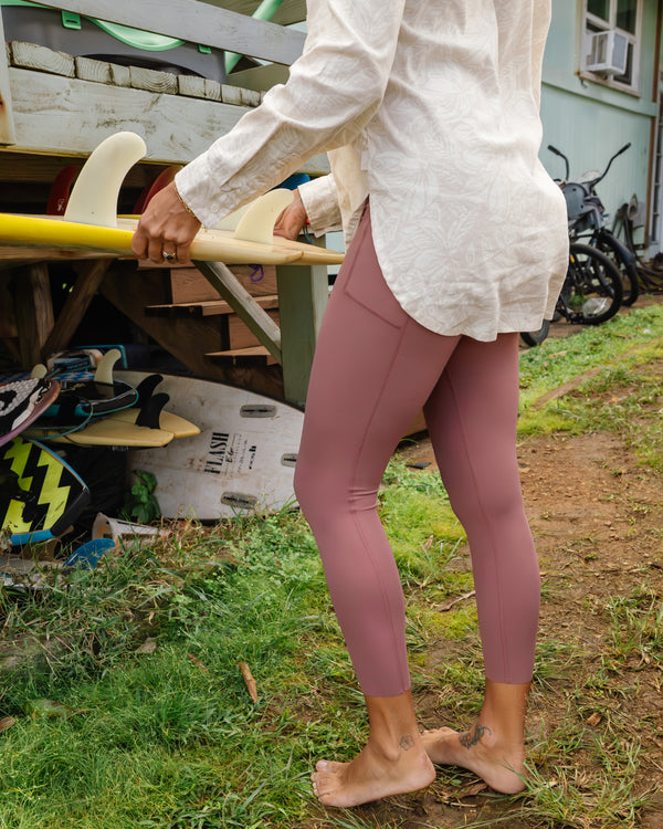 Women's All Day Pocket Legging - Plum