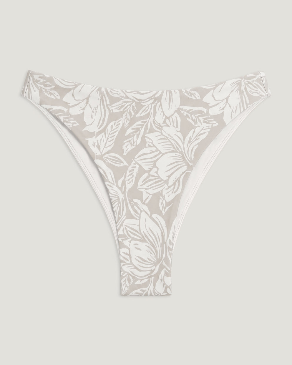 Women's Wavebound Cheeky Bikini Bottom - Nolia Floral Print Stone