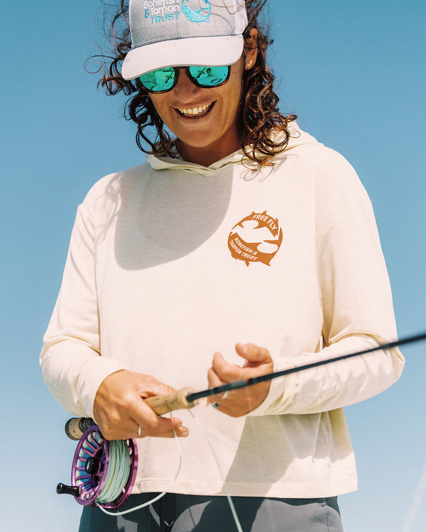 Women's Elevate Lightweight Hoodie - Bonefish & Tarpon Trust