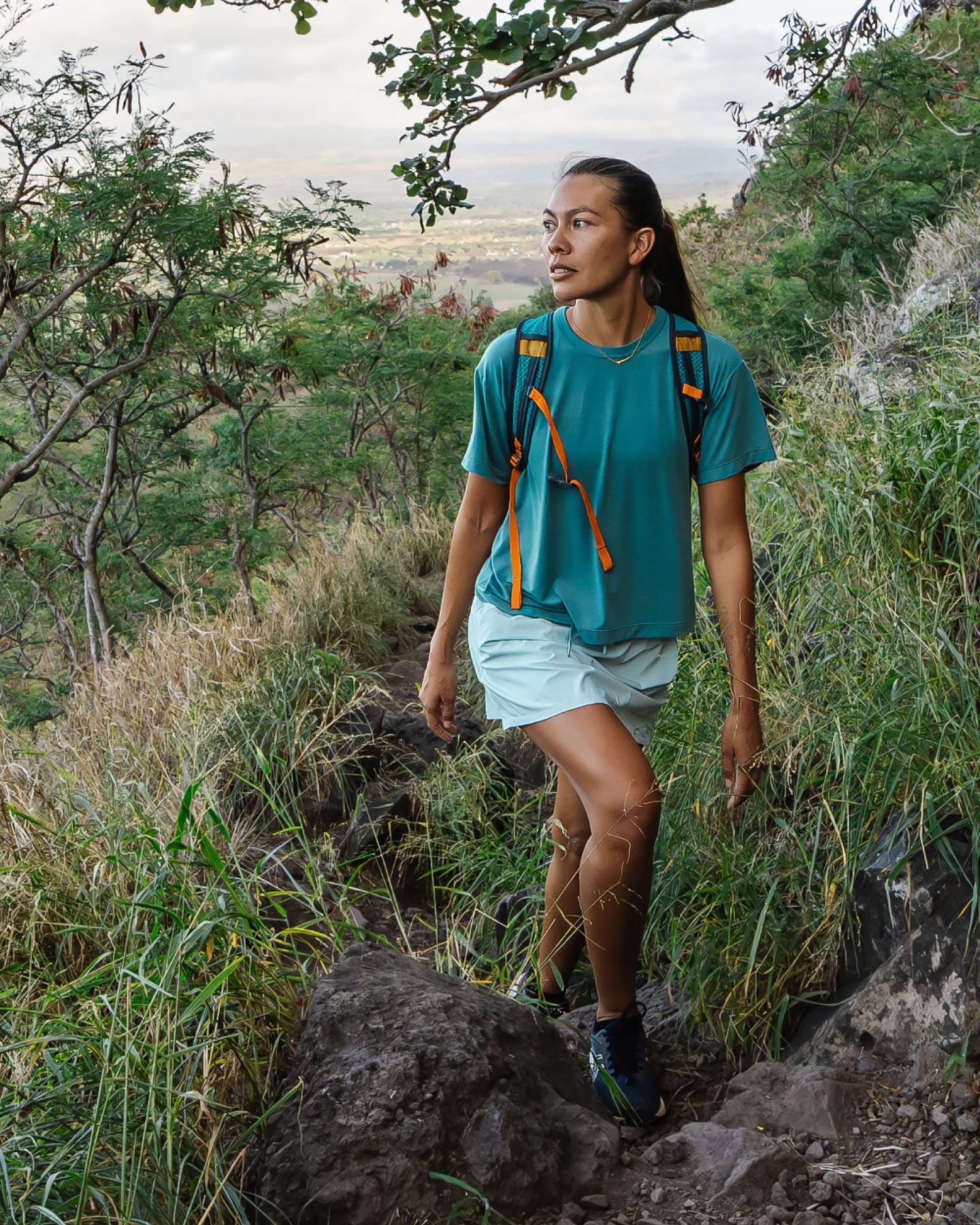Women's Elevate Lightweight Tee - Sea Pine