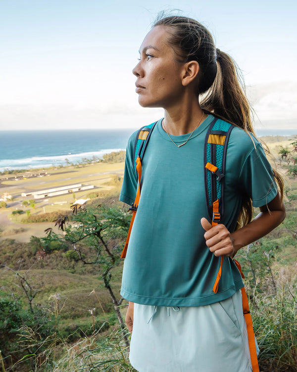 Women's Elevate Lightweight Tee - Sea Pine