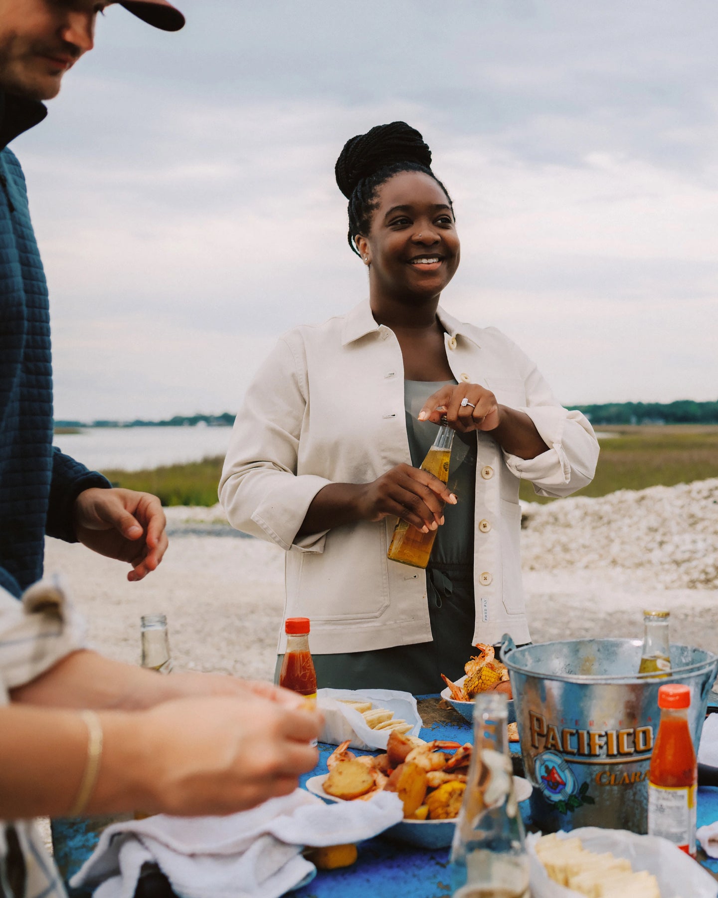 Women's Folly Twill Chore Coat - Stone