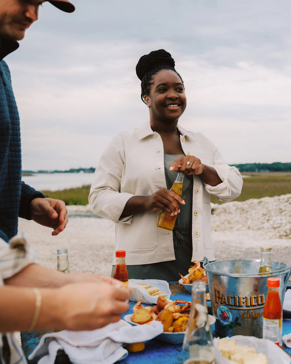 Women's Folly Twill Chore Coat - Stone