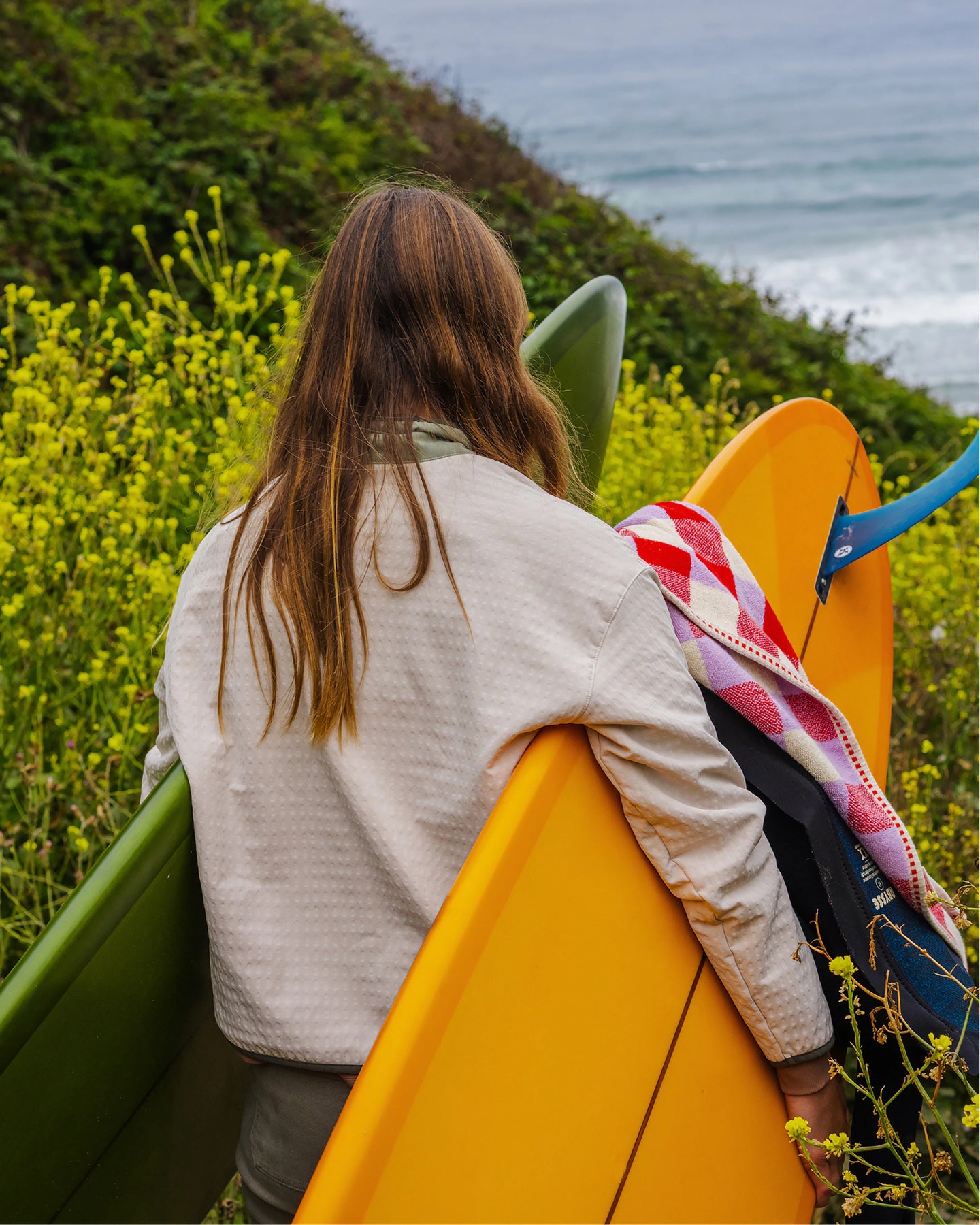 Women's Gridback Fleece Snap Pullover - Forest