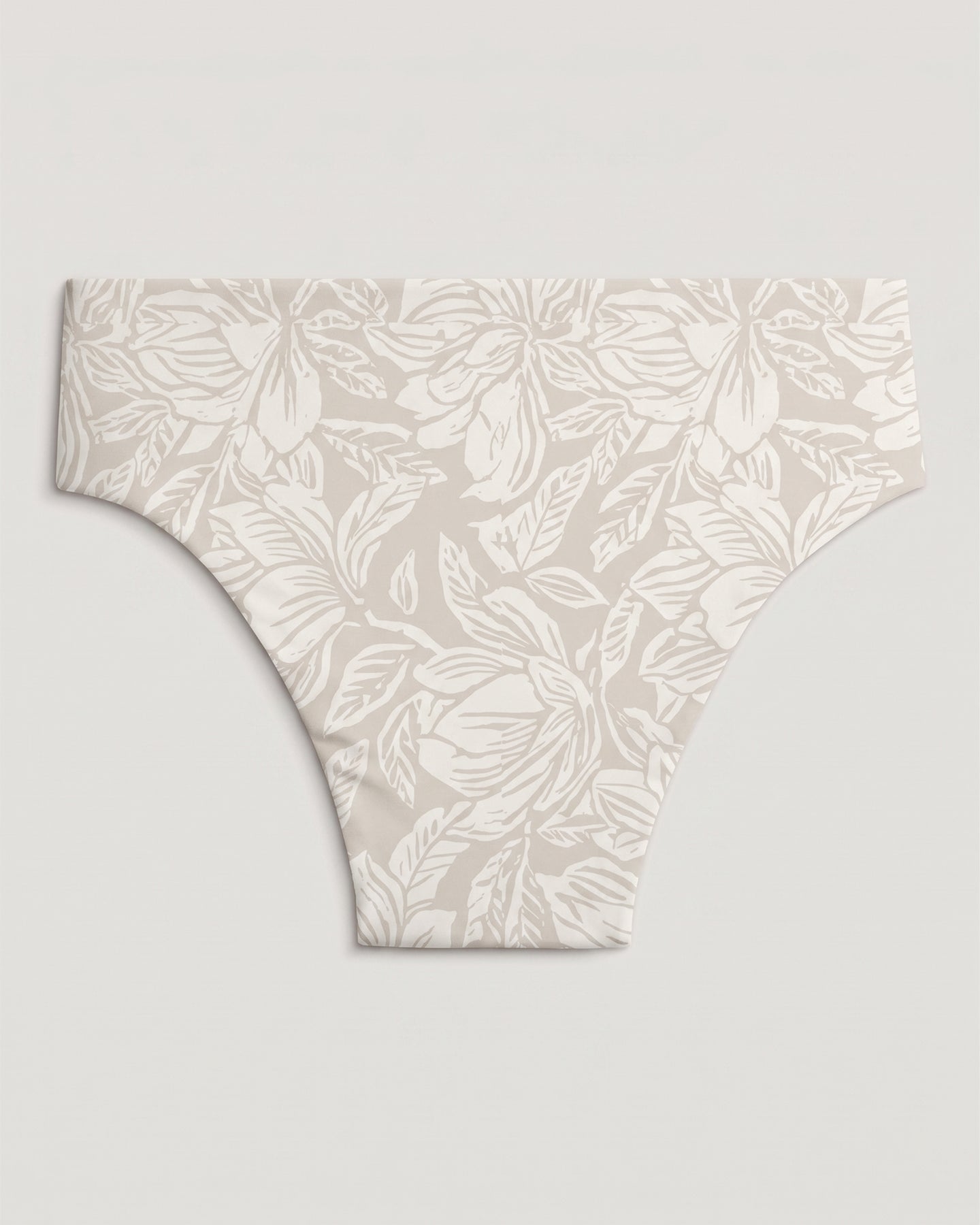Women's Wavebound High Waisted Bikini Bottom - Nolia Floral Print Stone