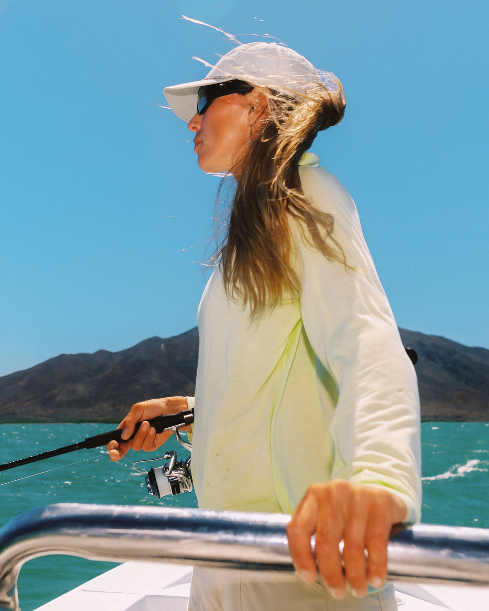 Women's Bamboo Lightweight Hoodie II - Lime