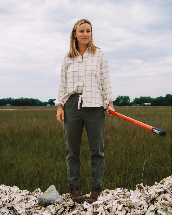 Women's Seawool Flannel Shirt - Birch Plaid