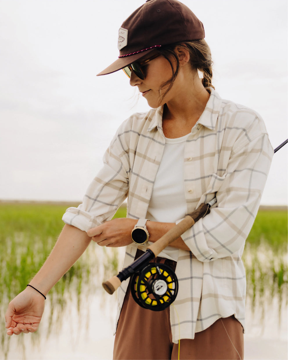 Women's Seawool Flannel Shirt - Birch Plaid