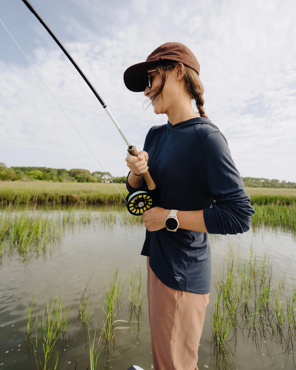 Women's Bamboo Shade Hoodie II - Sea Pine