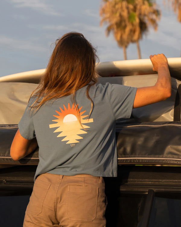 Women's Sol y Mar Tee - Pacific Blue
