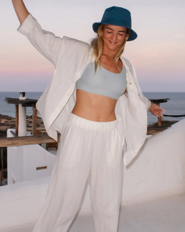 Women's Sullivan's Pant - Dash Vertical Stripe Sea Salt