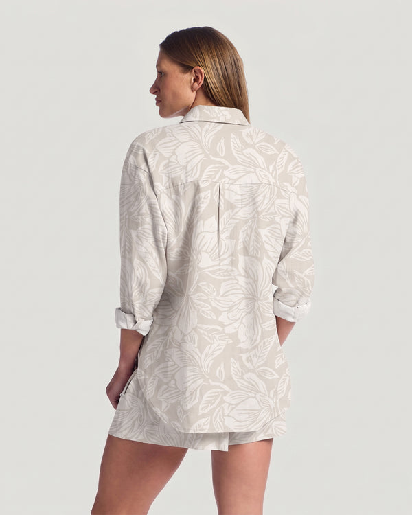 Women's Sullivan's Shirt - Nolia Floral Print Stone