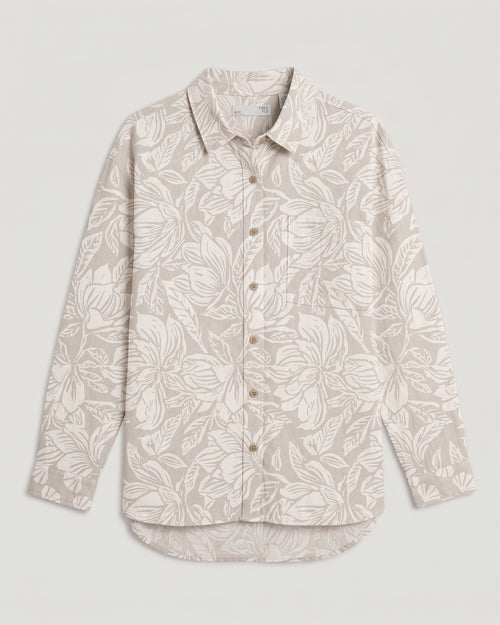 Women's Sullivan's Shirt - Nolia Floral Print Stone